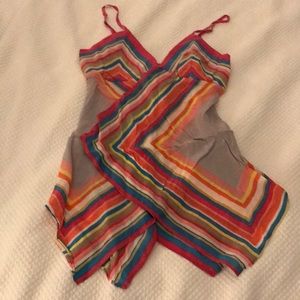 NWOT Color block top